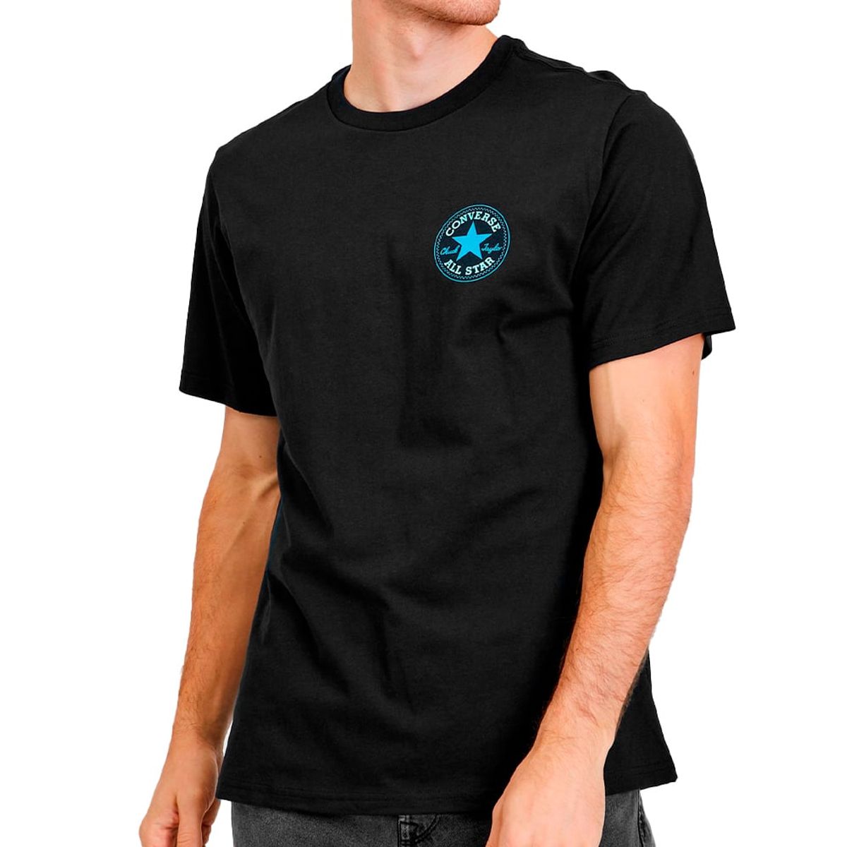 CONVERSE - Camiseta Converse Chuck Patch Remix-Negro