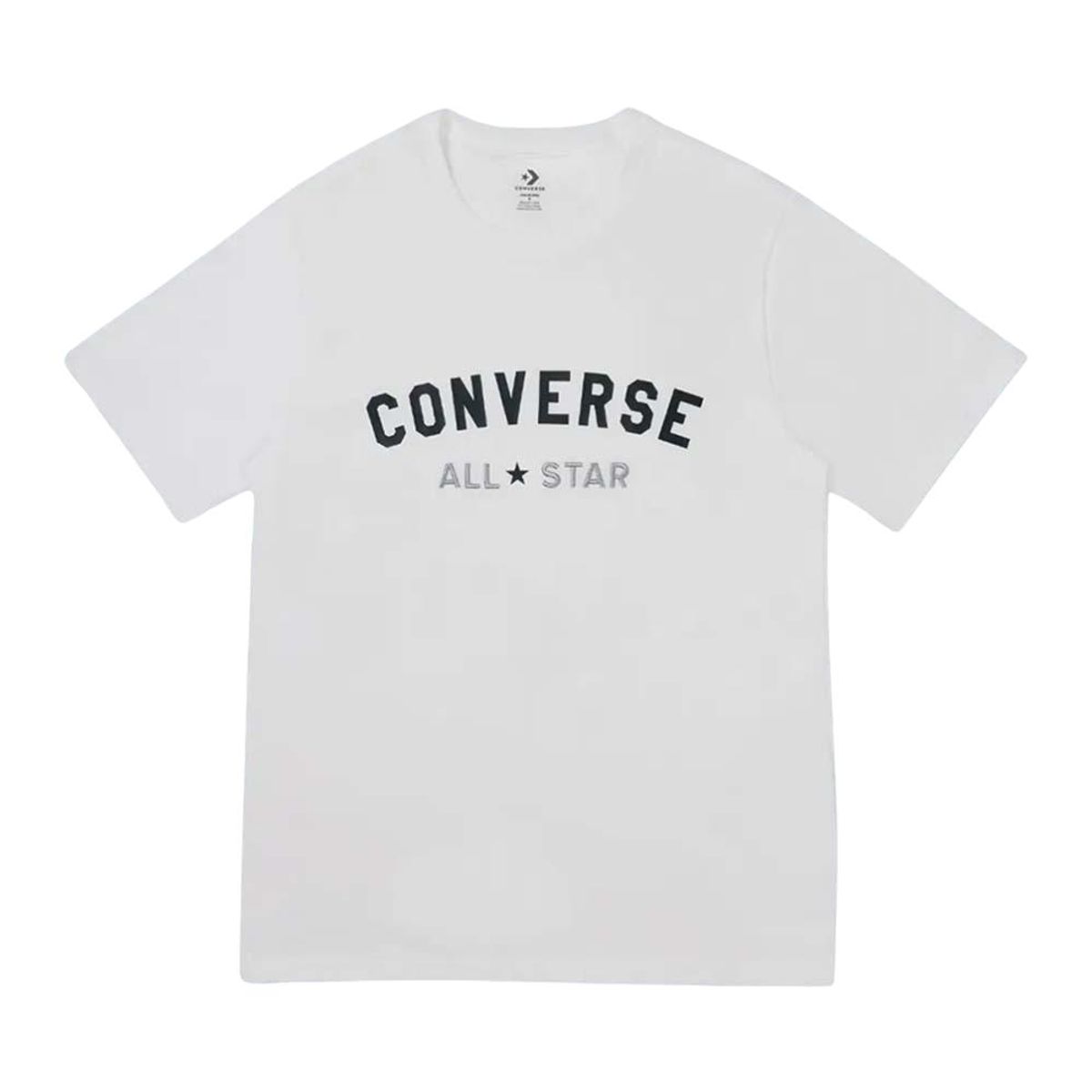 CONVERSE - Camiseta Converse Logo All Star-Blanco