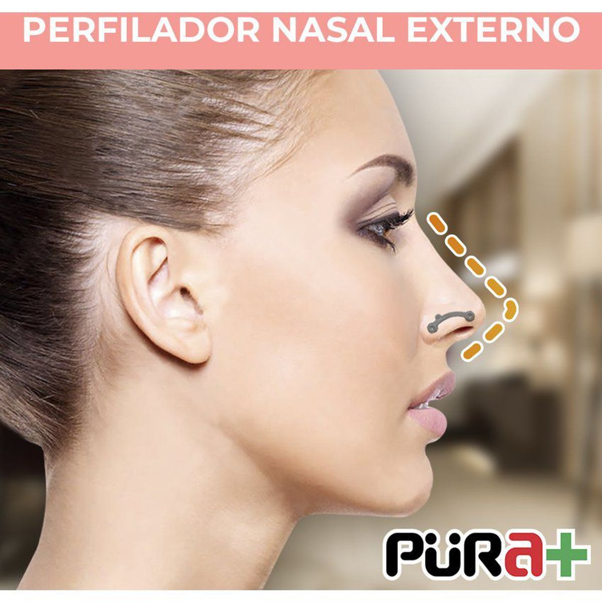 PURA - Corrector nariz respingador perfilador nariz perfecta Talla M