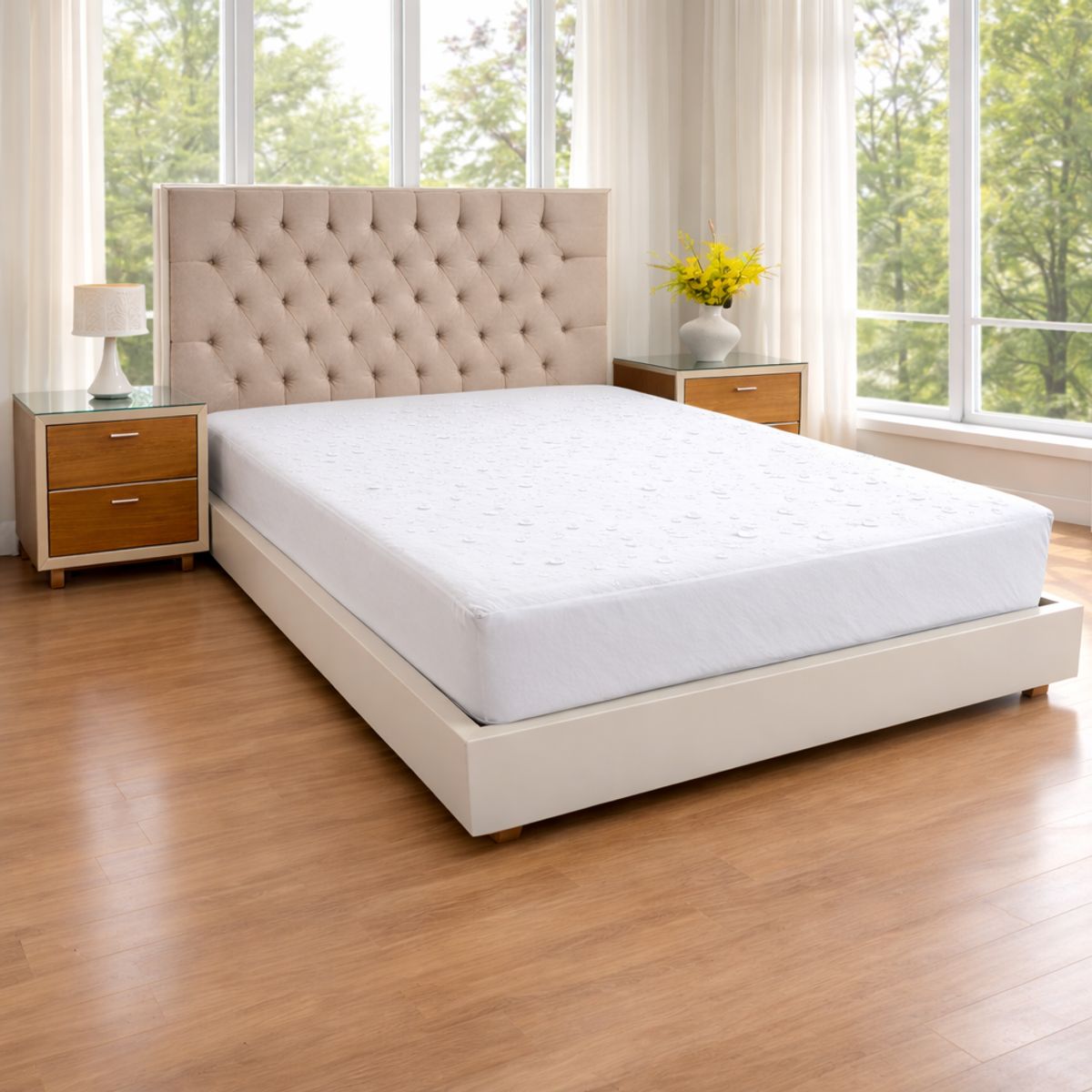 HOGARETO - Protector Colchón Impermeable Cama King 200x200cm Hogareto