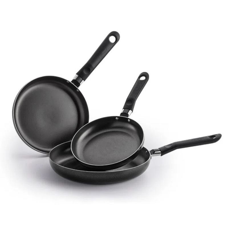 UNIVERSAL - Set de Sartén x 3 Unidades Universal 18 cm 20 cm 24 cm