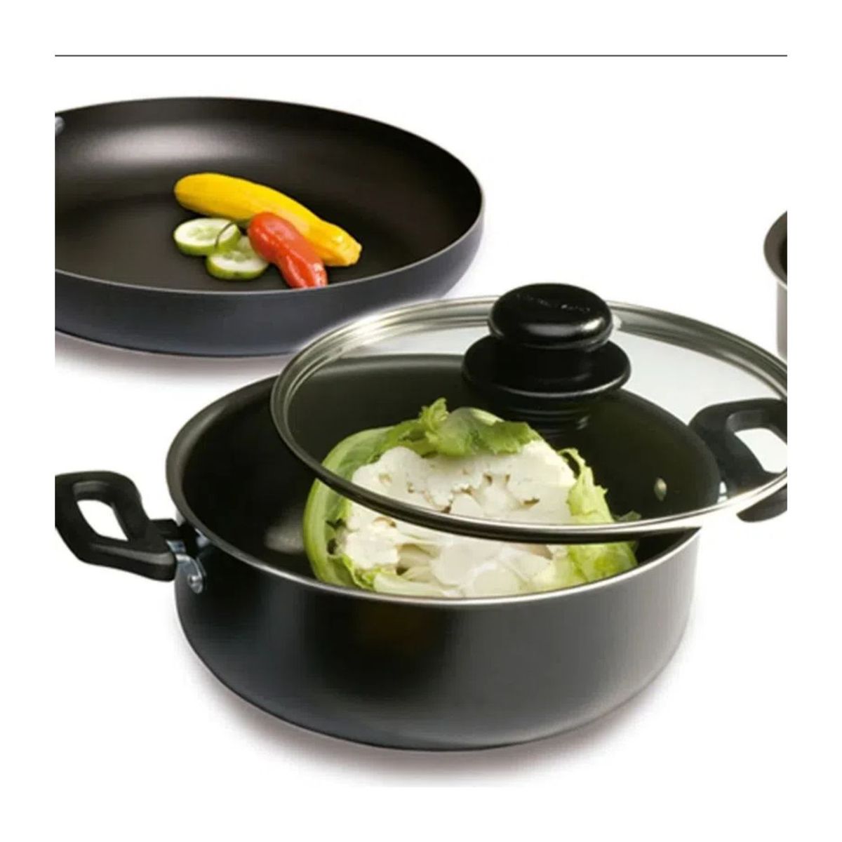 UNIVERSAL - Batería de Cocina Antiadherente 4 Piezas UNIVERSAL L39440