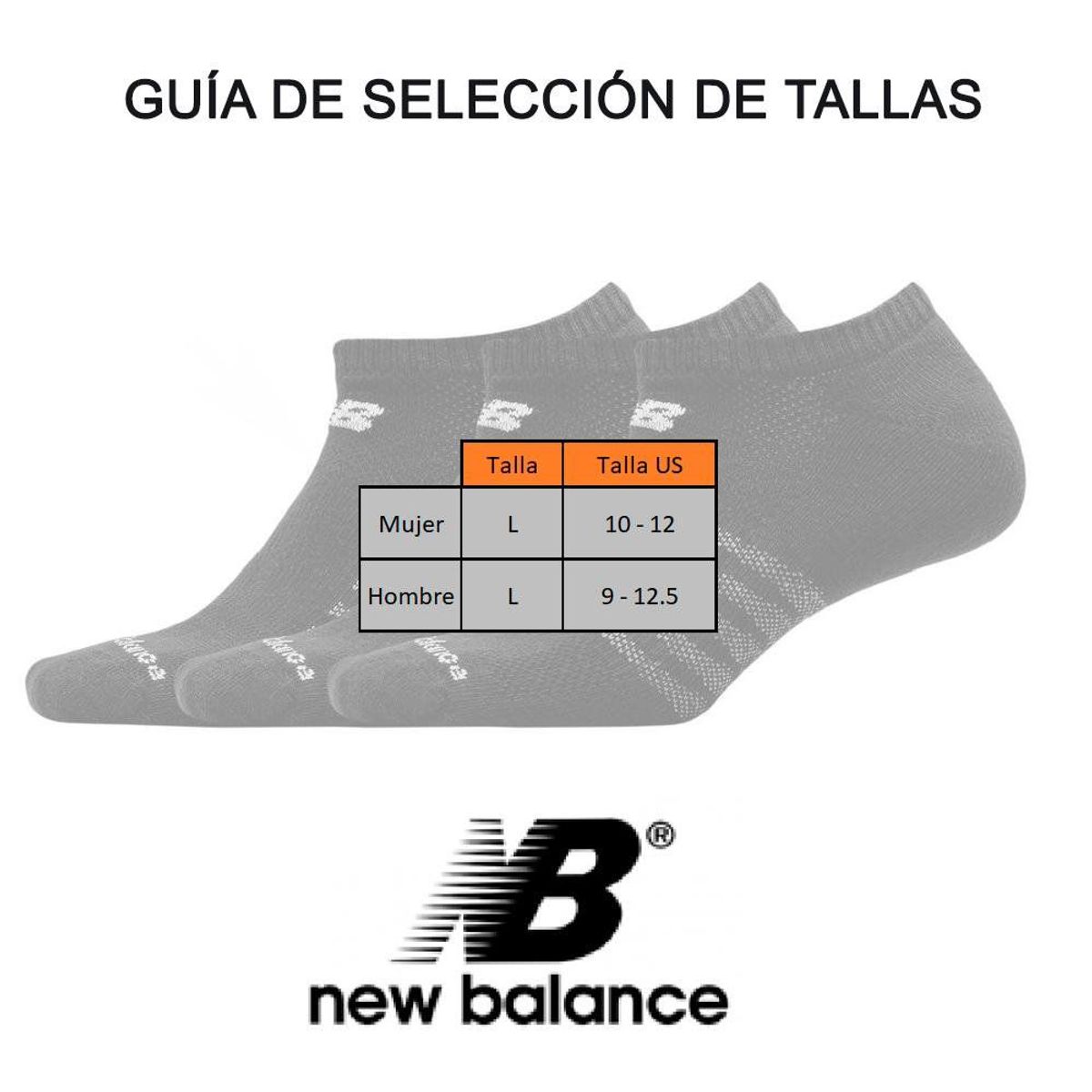 NEW BALANCE - Medias New Balance N834 (6 Pares)-Negro