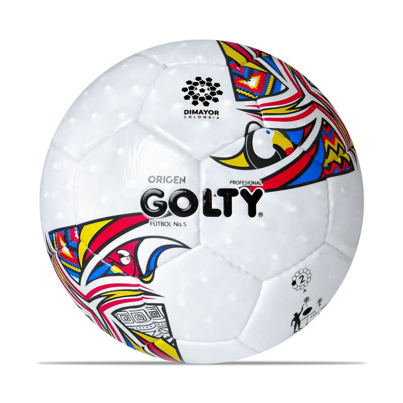 GOLTY - Balón Golty De Futbol Profesional Origen #5-Blanco