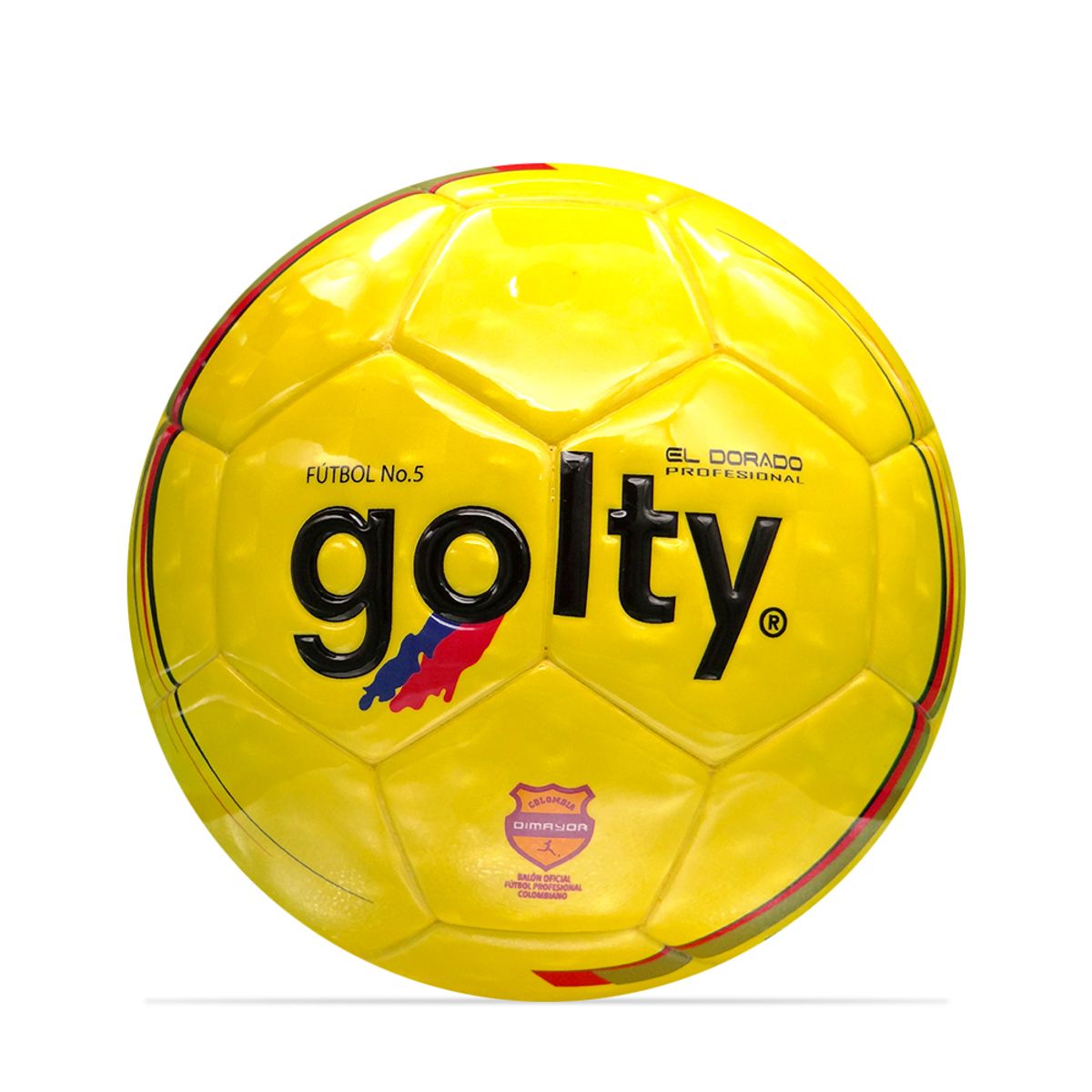 GOLTY - Balón De Fútbol Golty Prof Dorado Thermotech 5-Amarillo