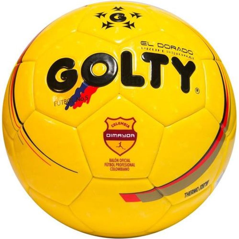 GOLTY - Balón De Fútbol Golty Prof Dorado Thermotech 5-Amarillo