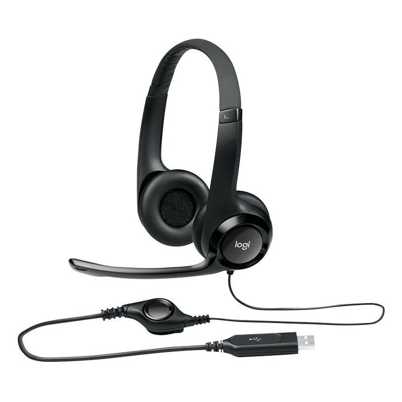 LOGITECH - Diadema logitech alàmbrico usb h390