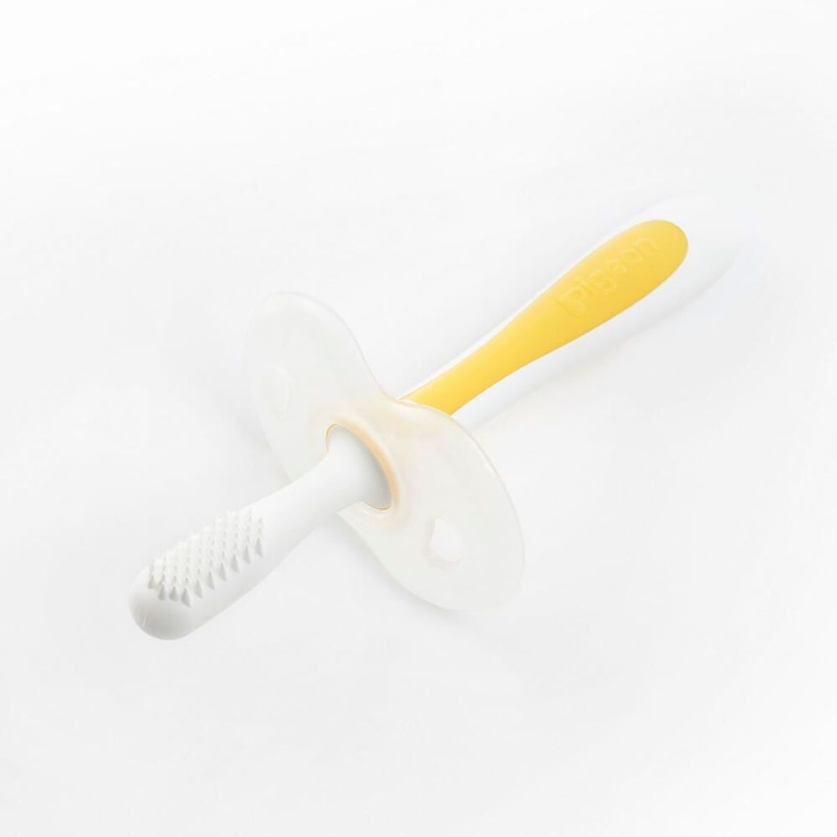 PIGEON - Cepillo dental para bebes Pigeon Paso 1 Amarillo