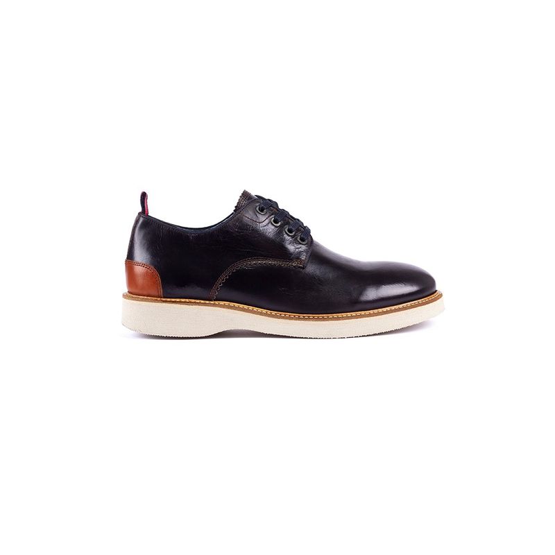 OVERSTATE - Zapatos en Cuero Para Hombre CA-6446OV5 Azul Oscuro