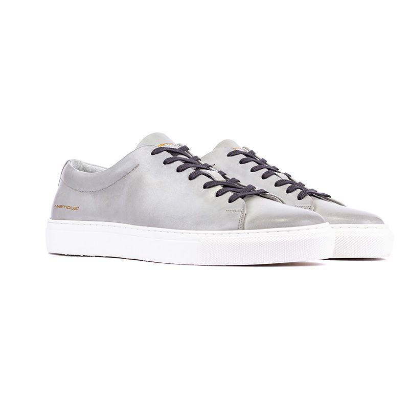 AMBITIOUS - Tenis Casuales En Cuero Gris Ambitious CA-10184AM3