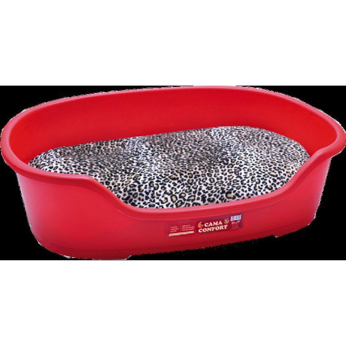 AFM - Cama plástica con colchón removible para perro + regalo