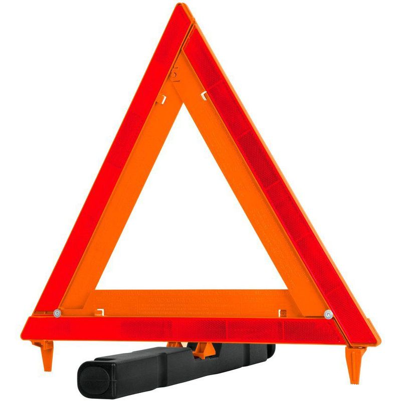 TRUPER - Triangulo Reflectivo De Seguridad 44 Cm Plegable Con Estuche Truper