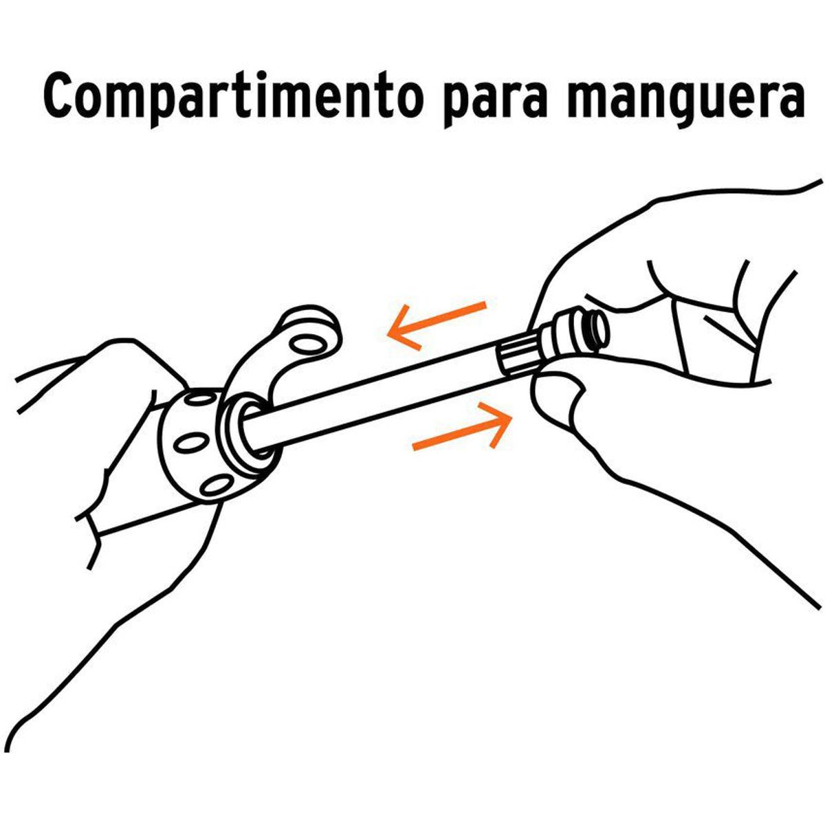 TRUPER - Bomba Manual Para Inflar Llanta De Bicicleta Abatible 87 Psi Truper