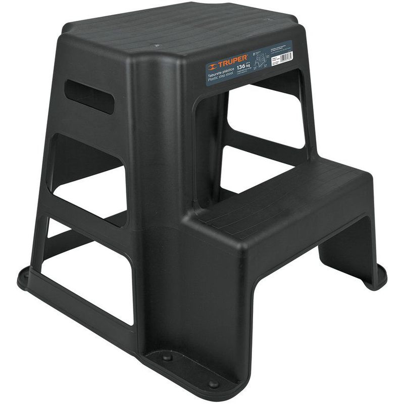TRUPER - Butaco Silla Y Escalera De 2 Peldaños Tolerancia De 136 Kg Truper