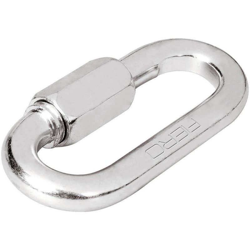 FIERO - Mosquetón De 51 Mm Con Tuerca De Seguridad, Carga 300 Kg Fiero
