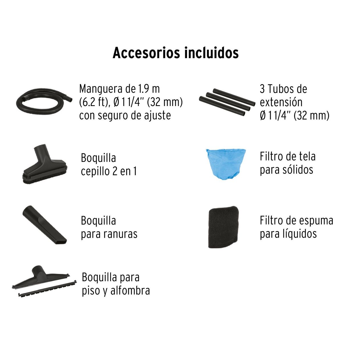 TRUPER - Aspiradora Sopladora 2.200 W De 23 L Para Sólidos Y Líquidos Truper