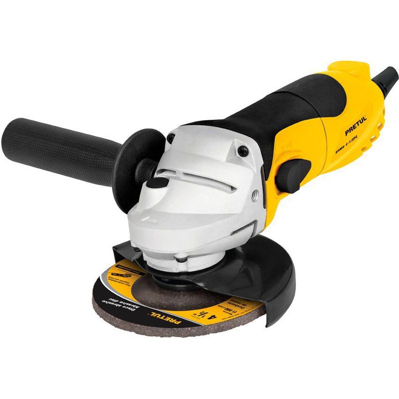 PRETUL - Pulidora Angular De 4.1/2", 700 W Con Accesorios Incluidos Pretul