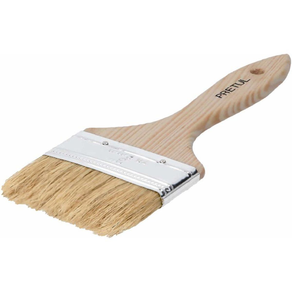 PRETUL - Brocha De 3" Con Mango De Madera, Usos Generales Pretul