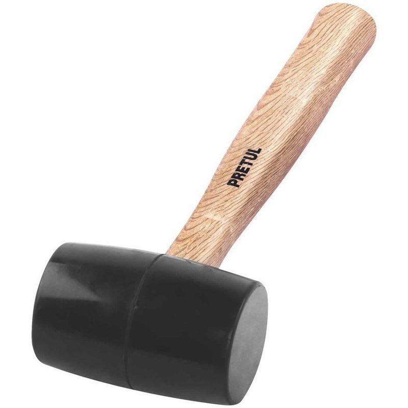 PRETUL - Mazo De Goma De 24 Oz Con Mango De Madera Pretul