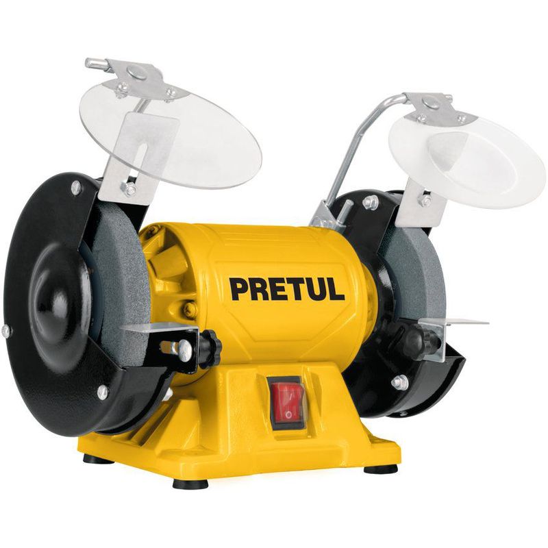 PRETUL - Esmeril De Banco De 5", 120 W Con Accesorios Incluidos Pretul