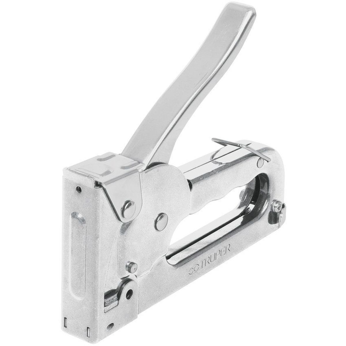TRUPER - Grapadora Manual Tipo Pistola De Uso Ligero, Incluye Grapas Truper