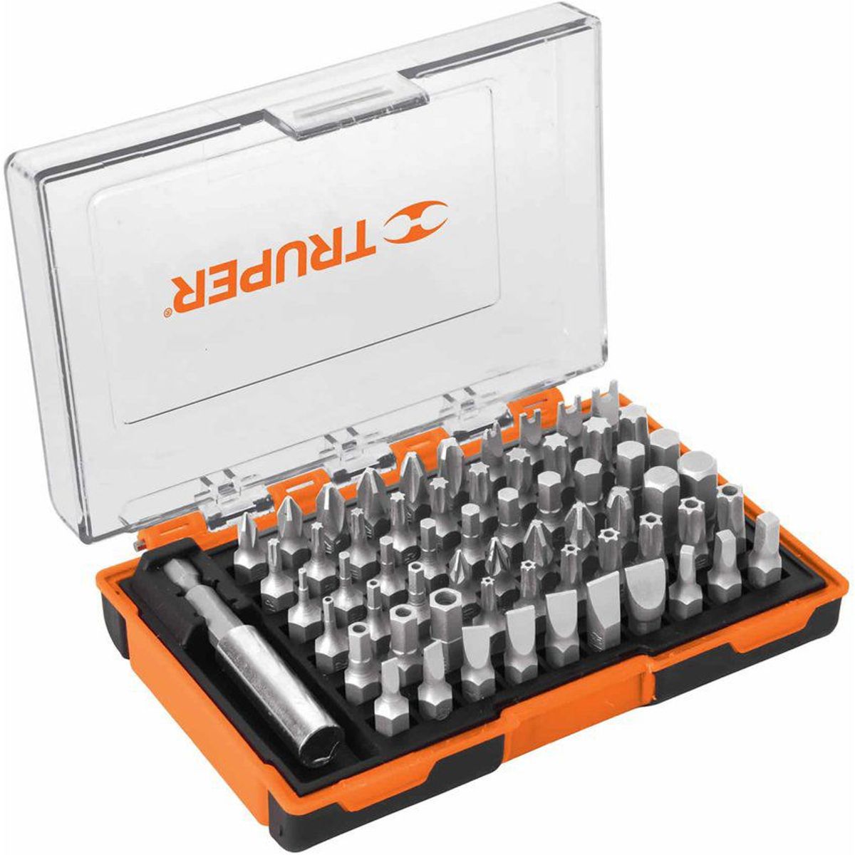 TRUPER - Juego De 61 Puntas De Destornillador Profesional, Magnético Truper