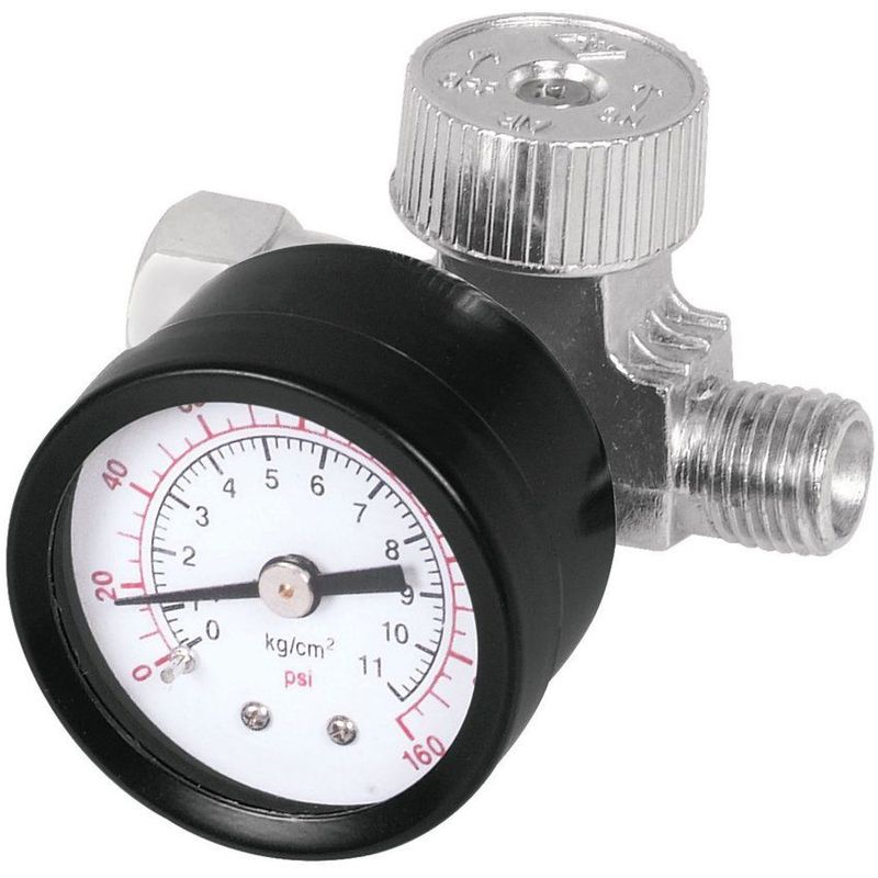 TRUPER - Regulador De Aire De 160 Psi Con Manómetro Para Compresor Truper