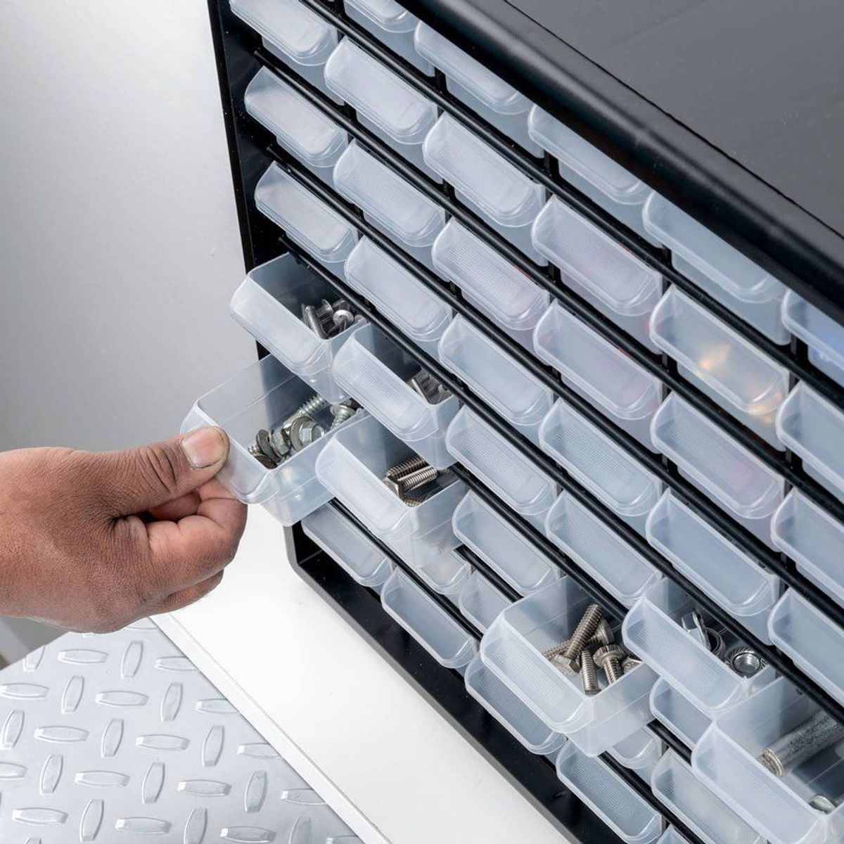 TRUPER - Organizador De Accesorios De 51 Cm Con 64 Compartimientos Truper