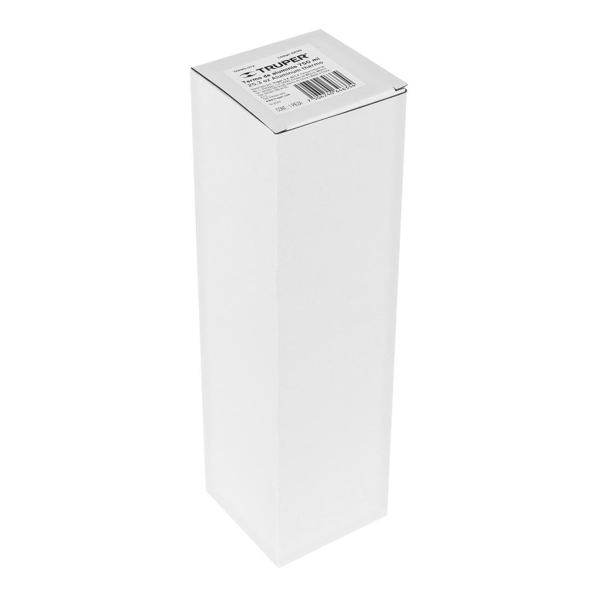 TRUPER - Termo Acero Inoxidable 700 Ml Truper Con Boquilla Y Pitillo