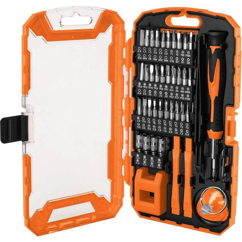 TRUPER - Kit De Reparación De Celulares Y Dispositivos Con 77 Piezas Truper