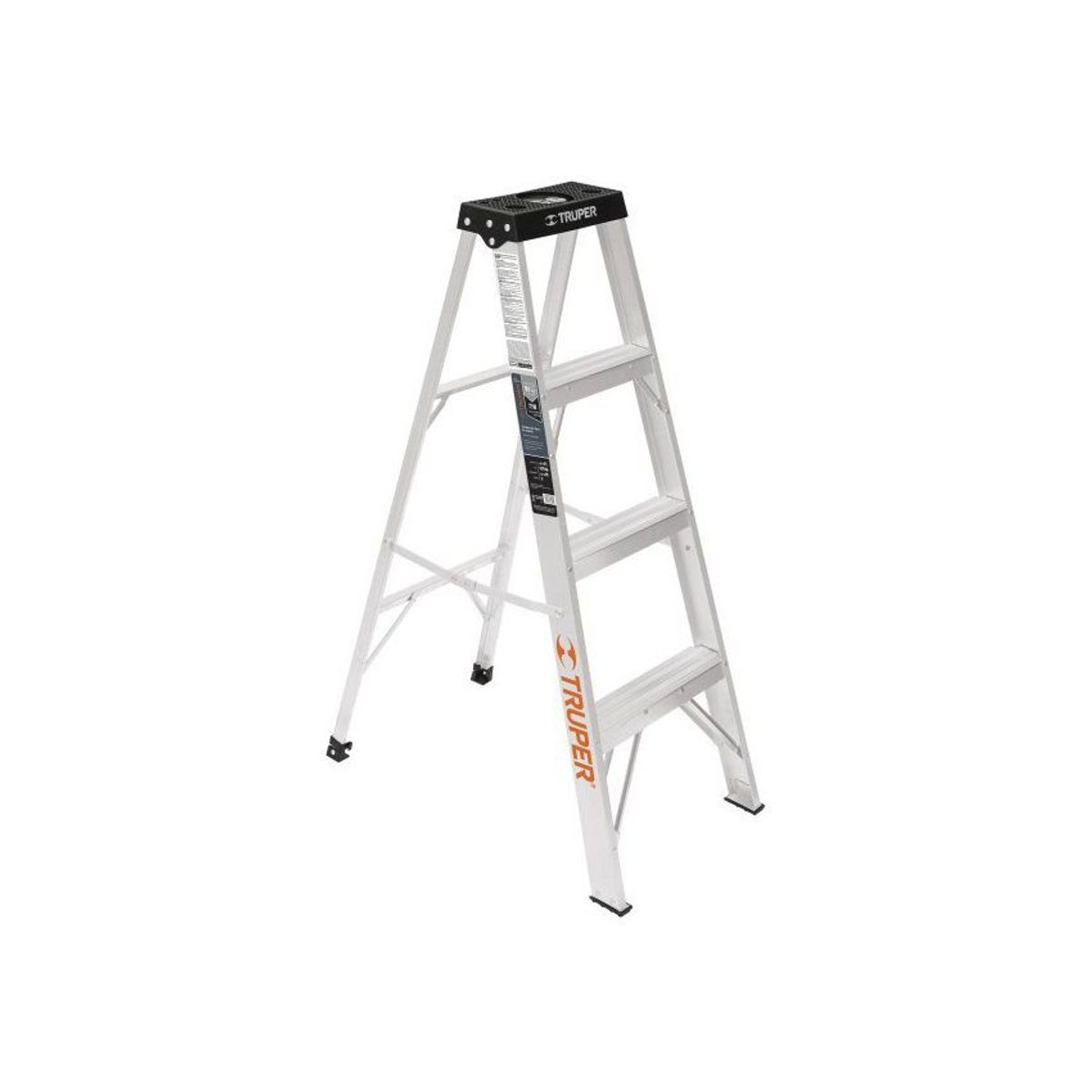 TRUPER - Escalera Tipo Tijera De 3 Peldaños, Capacidad 91 Kg - Tipo 3 Truper