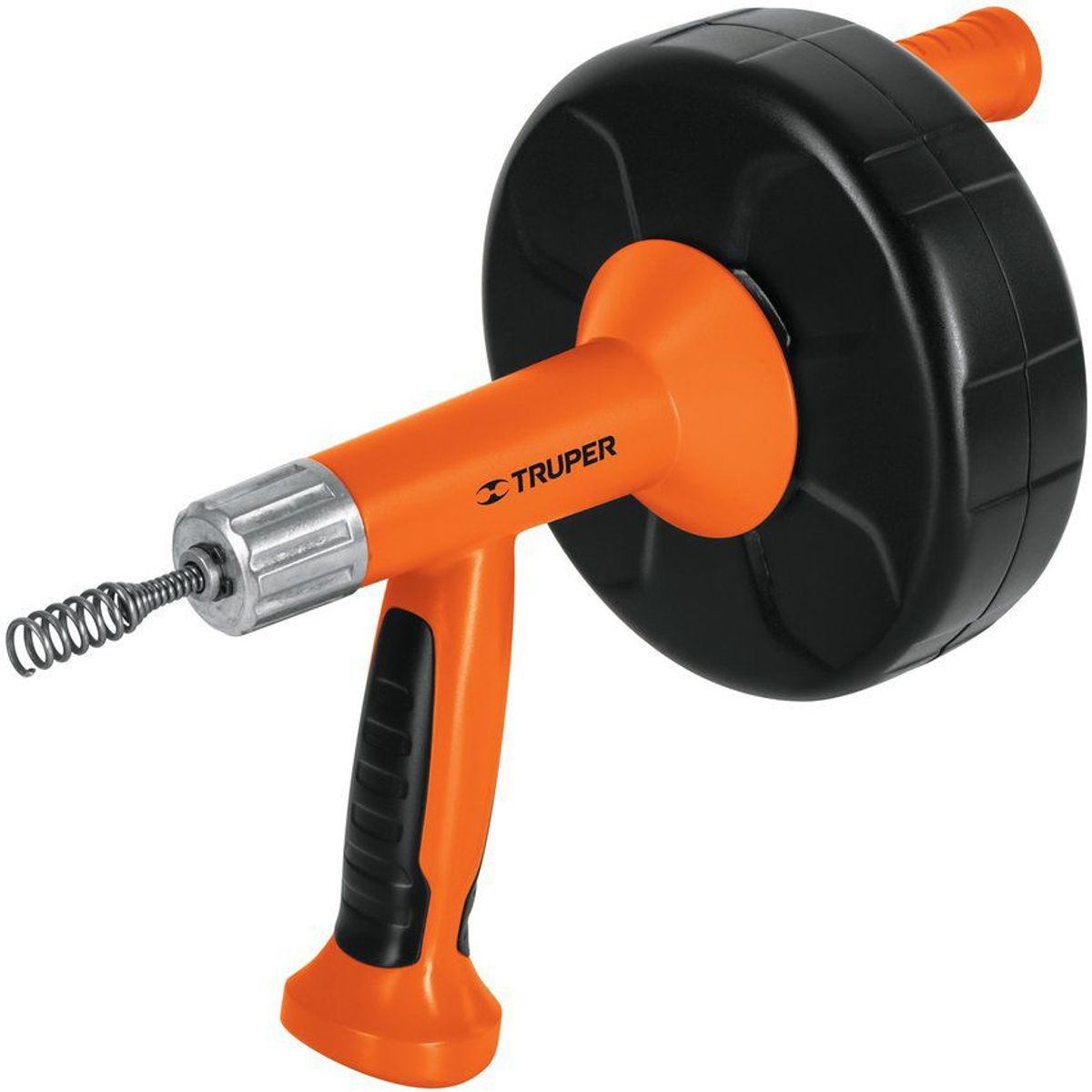 TRUPER - Sonda Destapacaños De 7.6 Metros, Uso Manual Y Con Taladro Truper
