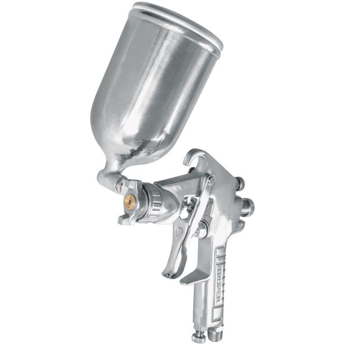 TRUPER - Pistola Para Pintar De Gravedad Lvmp 400 Ml, Boquilla 1.7 Mm Truper