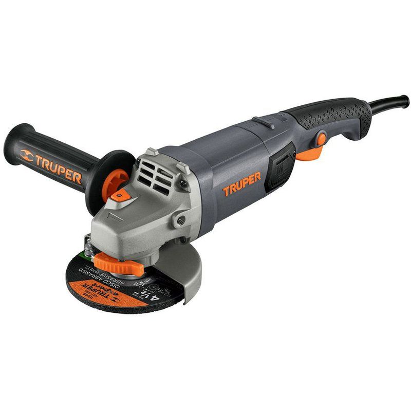 TRUPER - Pulidora Angular De 4.1/2" Industrial, 1.250 W, 11.000 Rpm Truper
