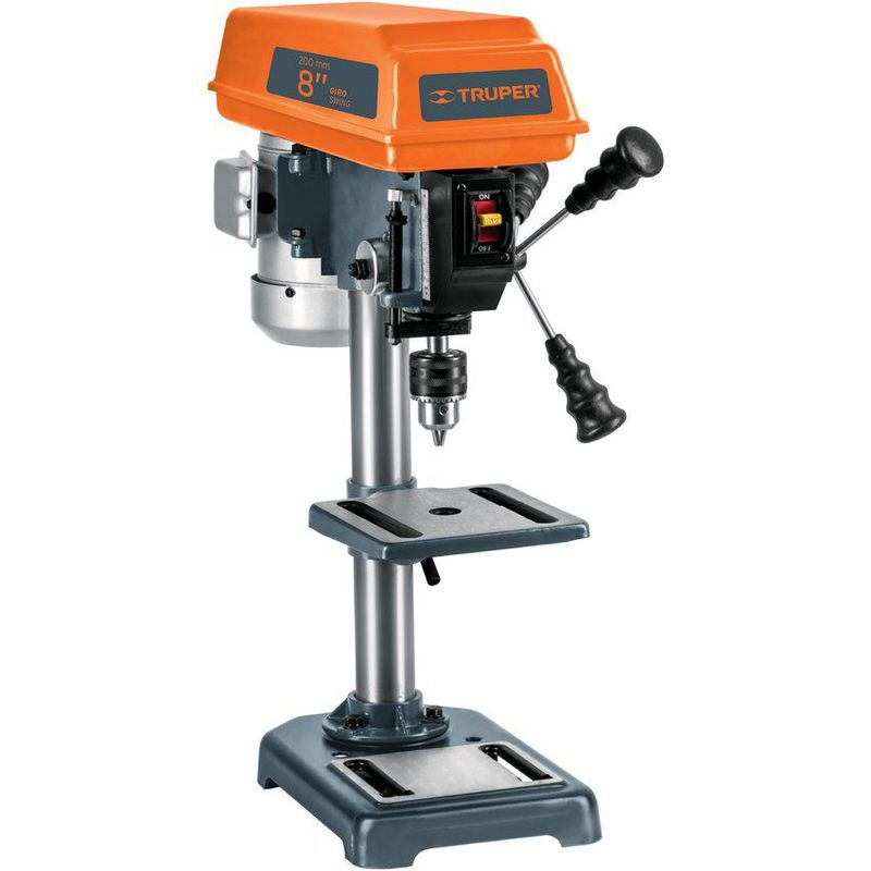 TRUPER - Taladro De Banco De 8", 249 W Con Accesorios Incluidos Truper
