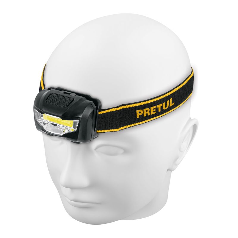 PRETUL - Linterna Minero 100 Lm 14 M De Pilas Ipx2 Pretul 3 Funciones