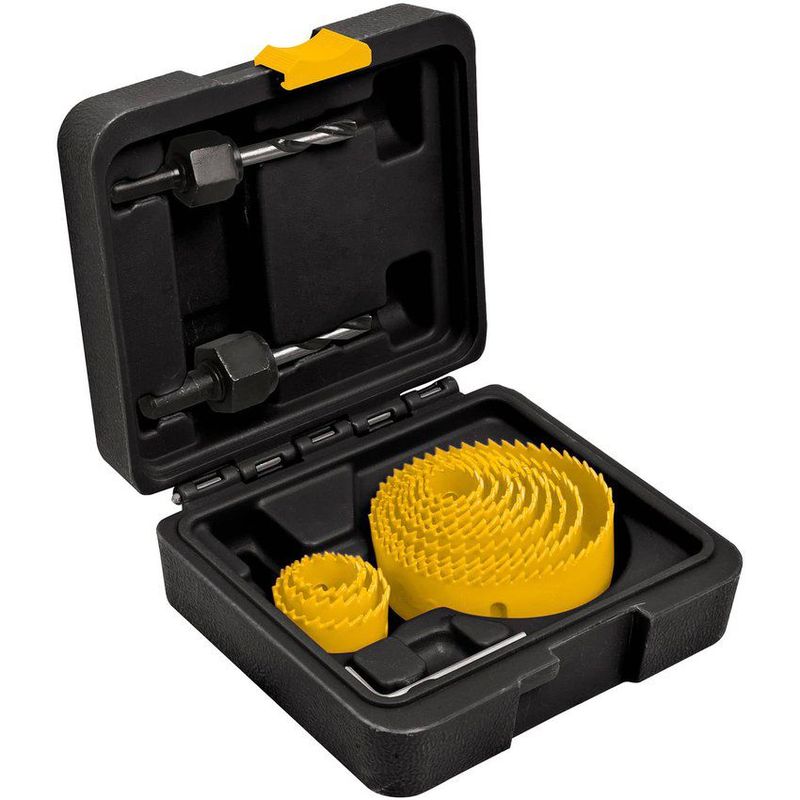 PRETUL - Set Sierra Copas, 15 Piezas Para Madera Aluminio Y Plástico Pretul