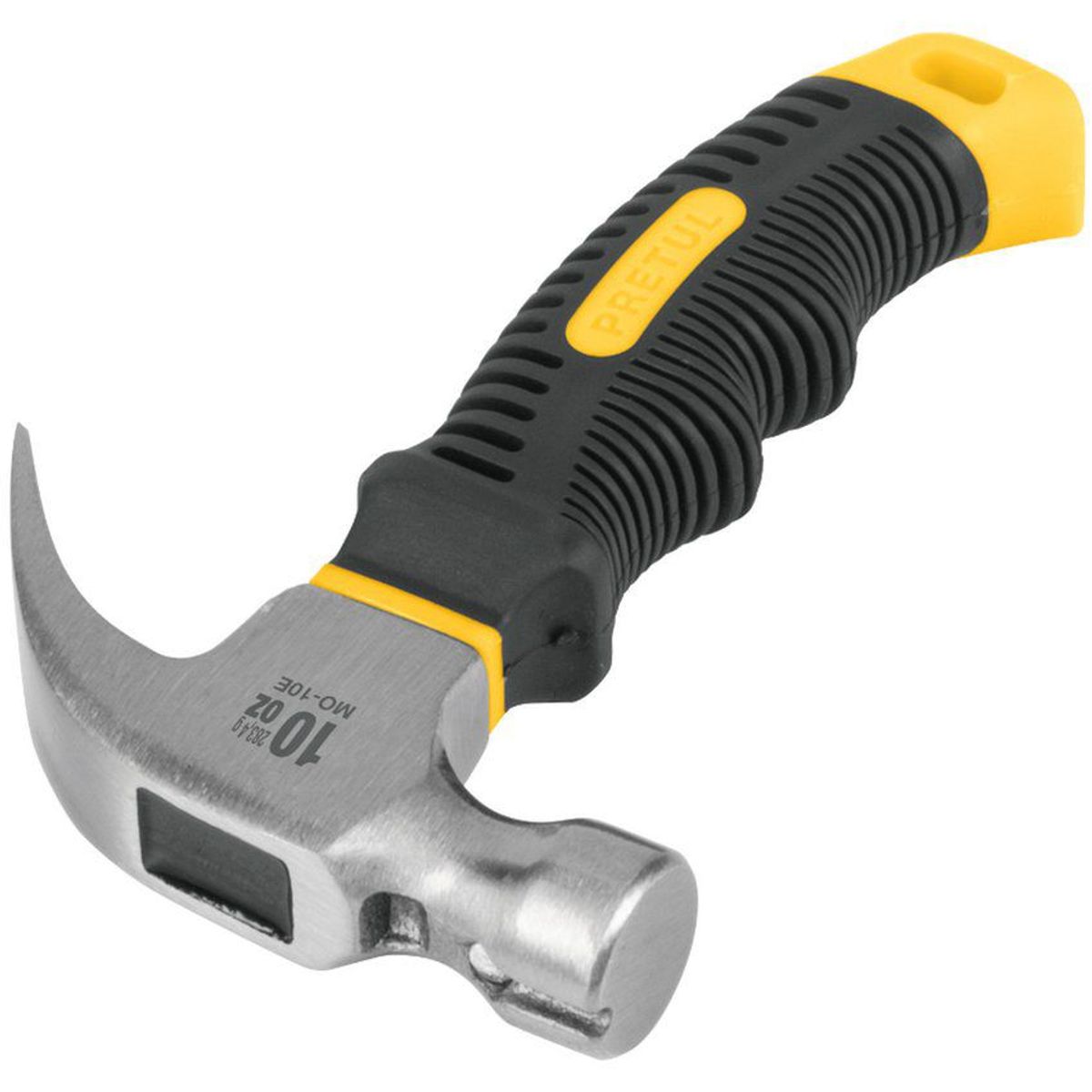 PRETUL - Martillo Mini De 10 Oz, Mango Comfort Grip Y Cabeza Imantada Pretul