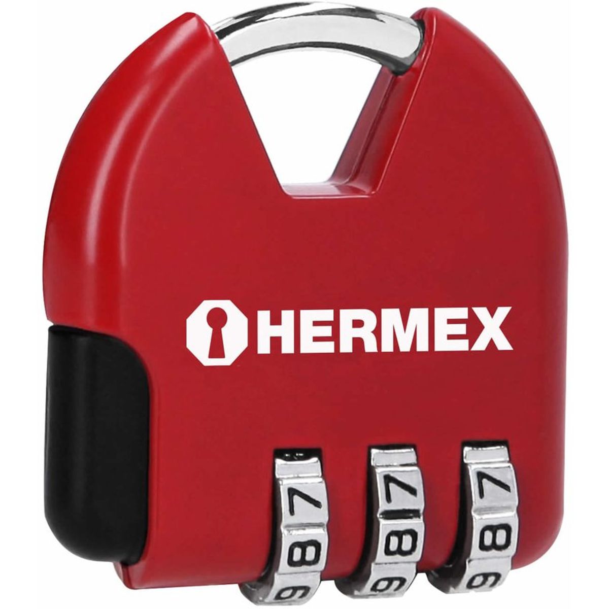 HERMEX - Candado De 36 Mm Para Maleta Y Locker, No Requiere Llave Hermex