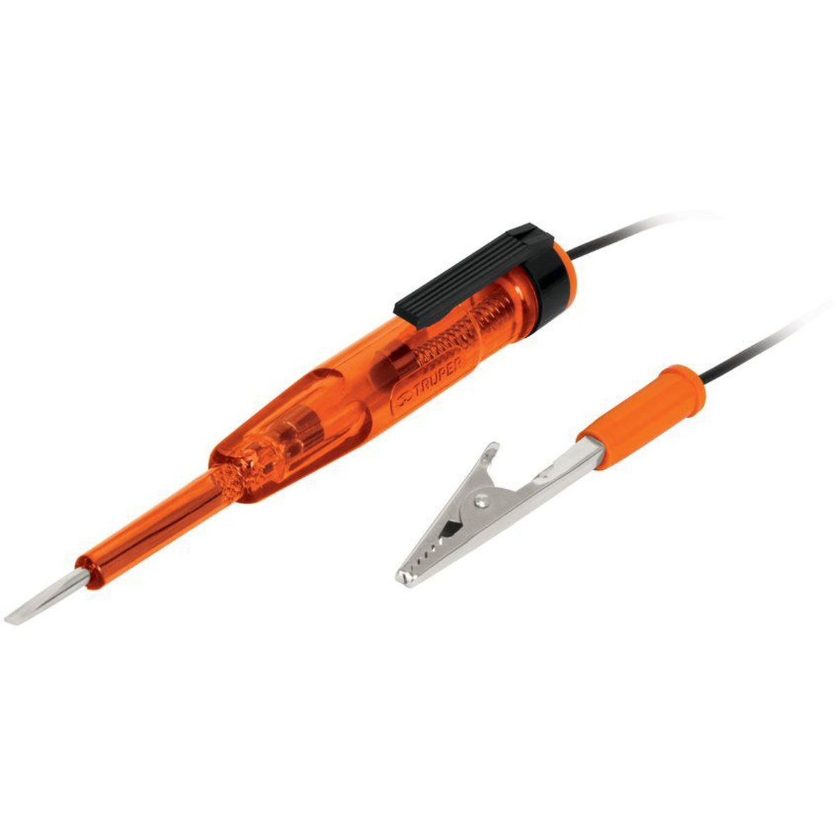 TRUPER - Tester De 14 Cm Tipo Esfero Con Caimán O Pinza De Medición Truper