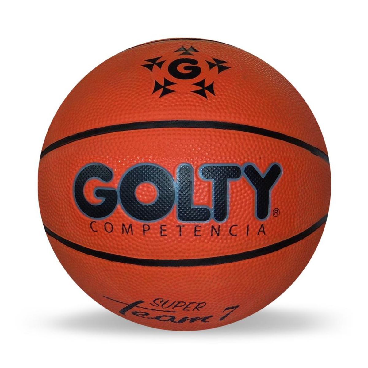 GOLTY - Balón Baloncesto Golty Competition Super Team No.7-Naranja