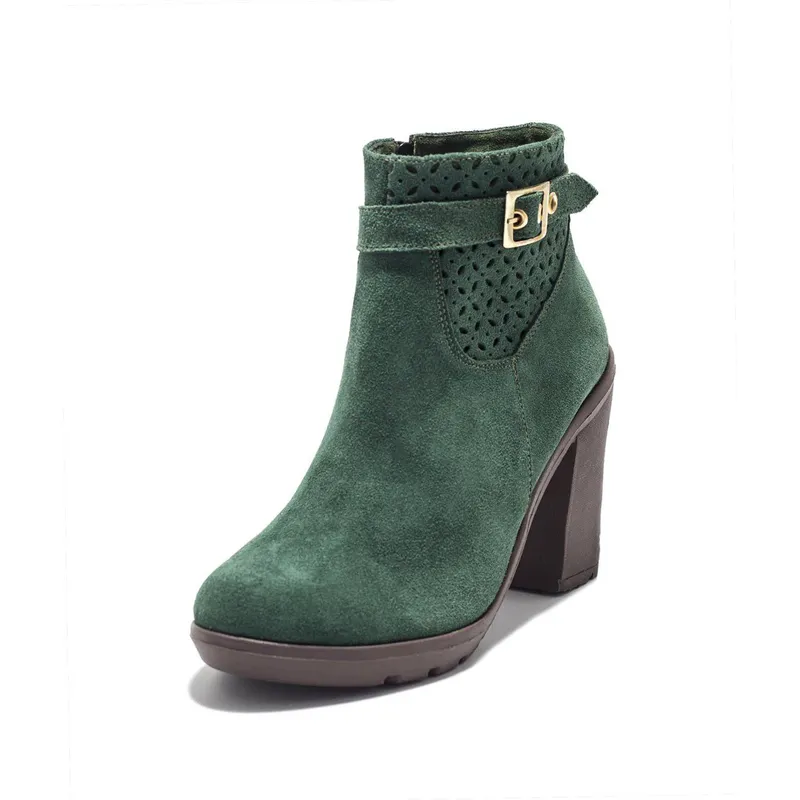VIOLA - Botin verde modelo karla carnaza