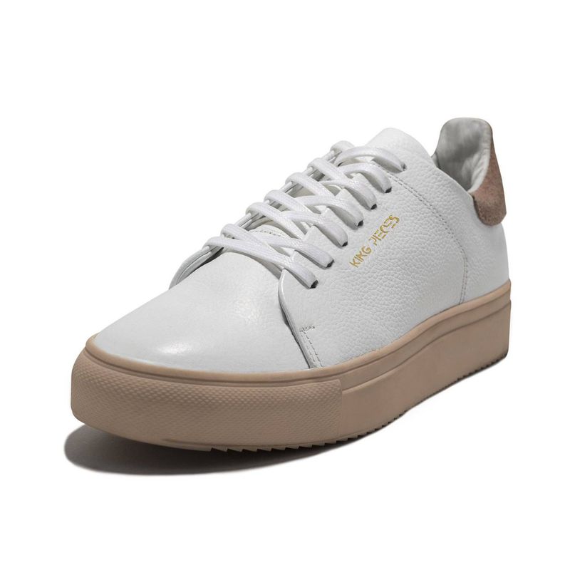 KING PIECES - Tenis blanco con rosa king pieces lourdes