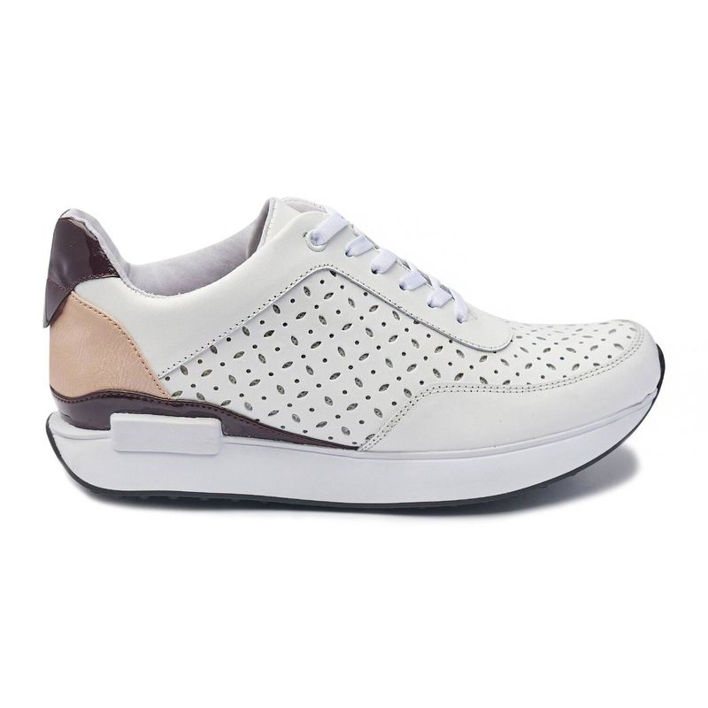 VIOLA - Tenis viola moda mujer blanco sabina