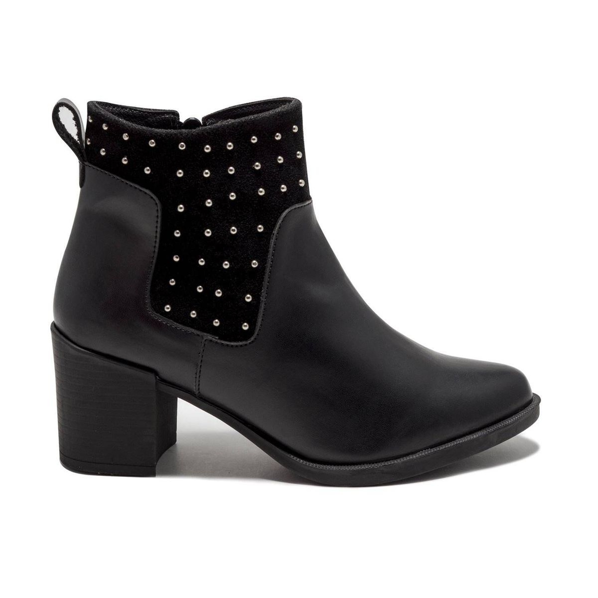 VIOLA - Botin negro viola cherry