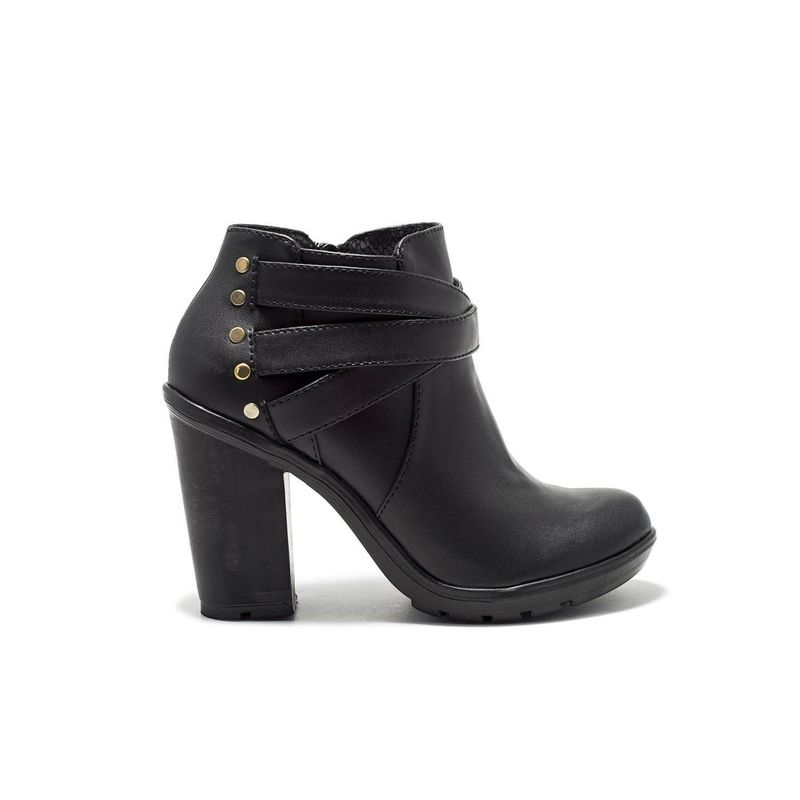 VIOLA - Botin viola negro uxia