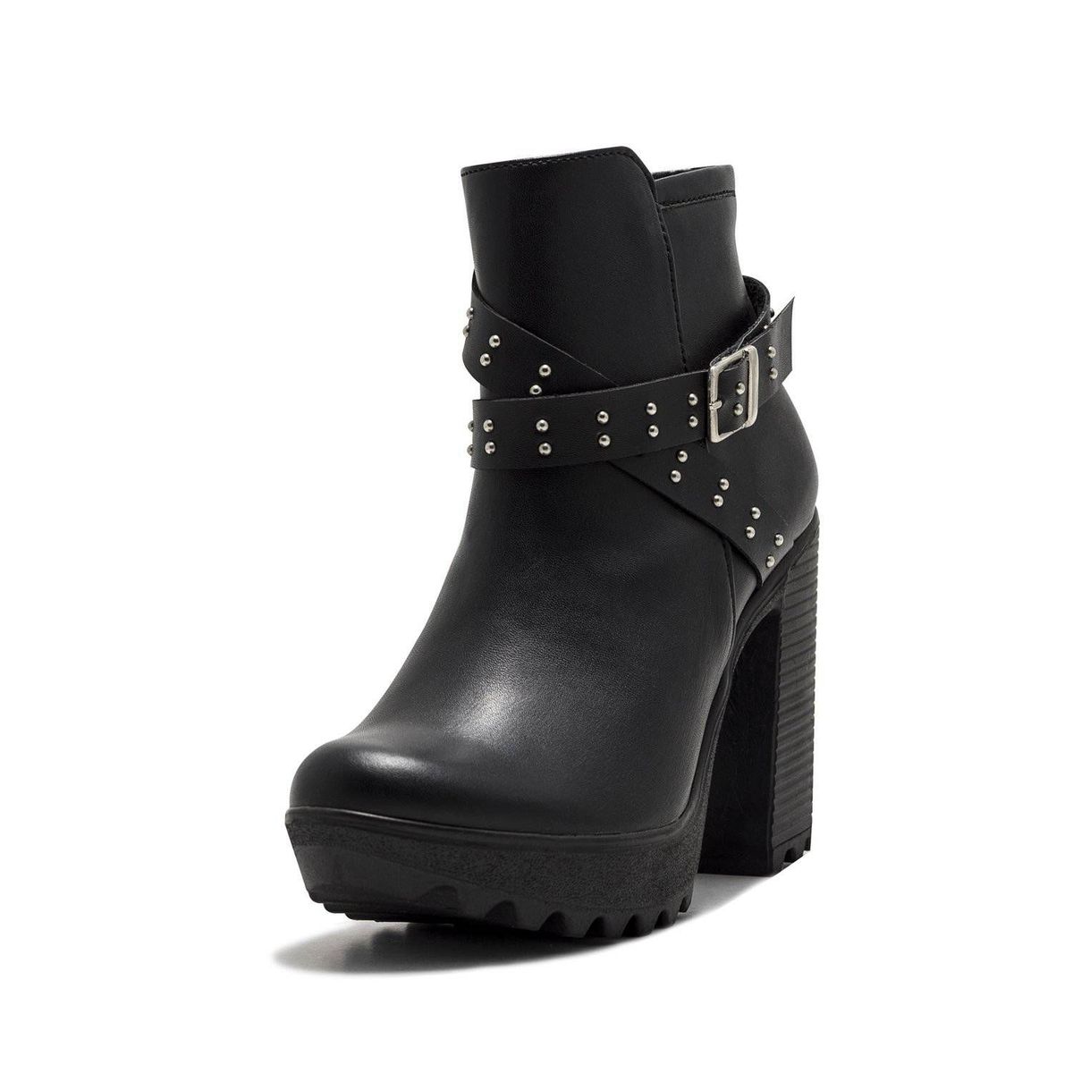 VIOLA - Botin negro viola cadry