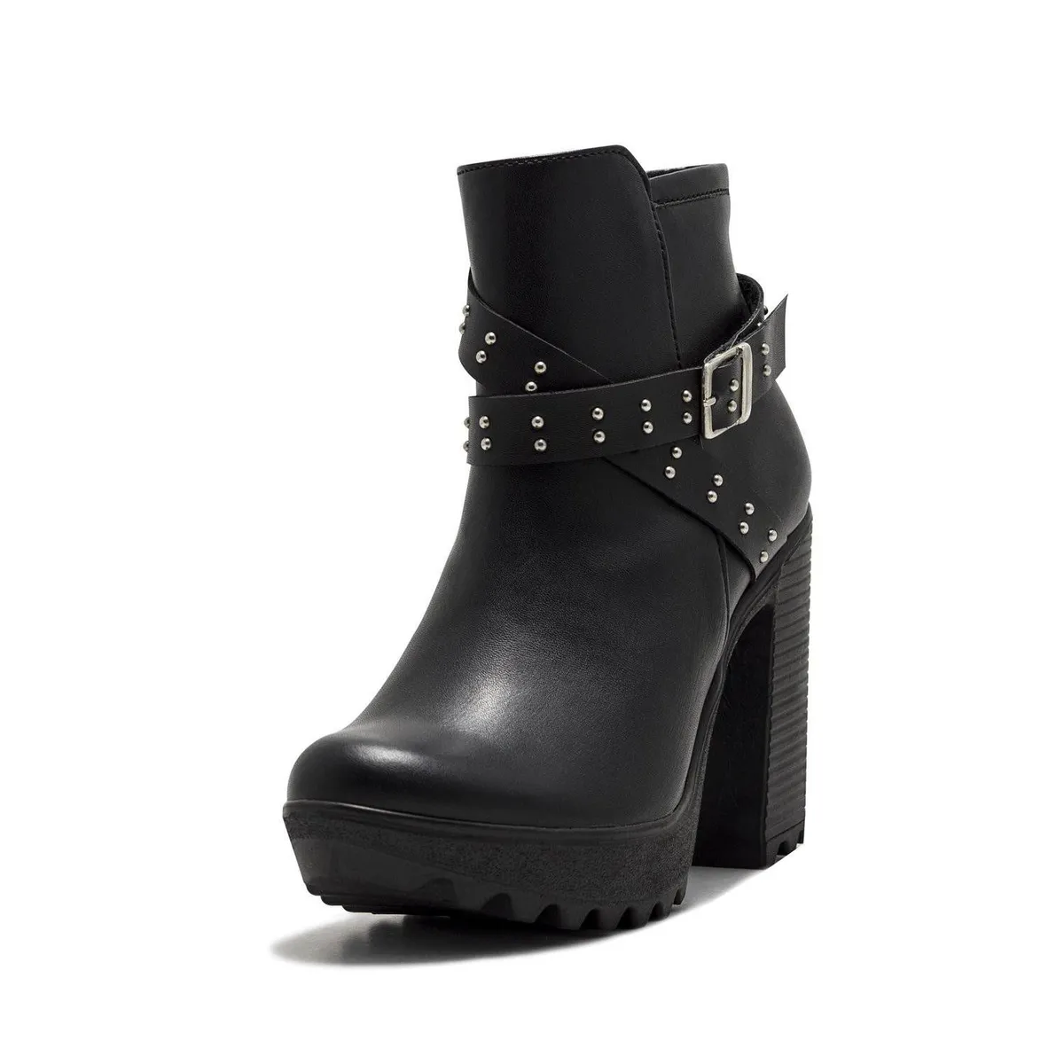 VIOLA - Botin negro viola cadry