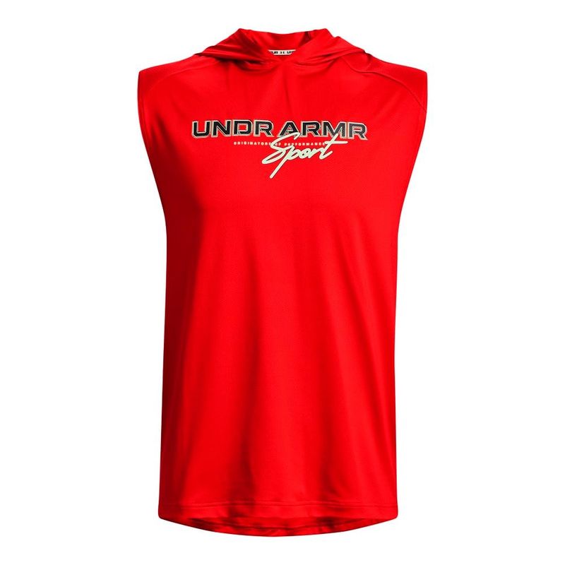 UNDER ARMOUR - Hoodie Esqueleto Under Armour Rfs Sl-Rojo_.