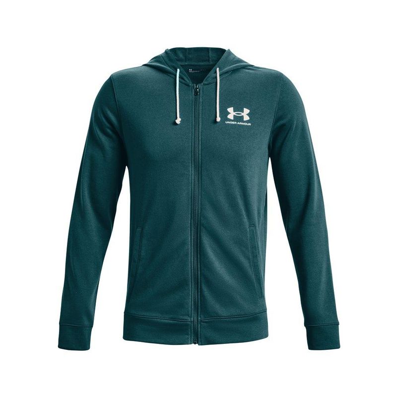 UNDER ARMOUR - Hoddie Under Armour Rival Terry-Verde